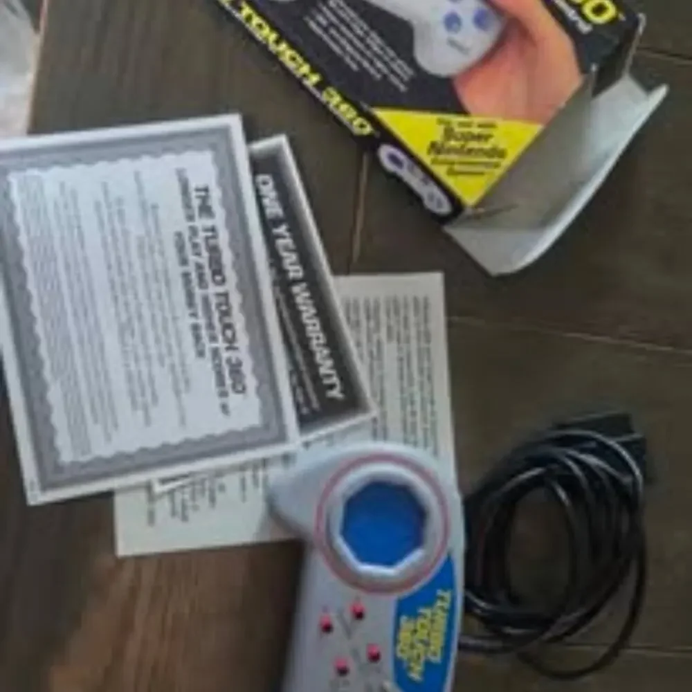 Triax Turbo Touch 360 Controller for Super Nintendo SNES CIB